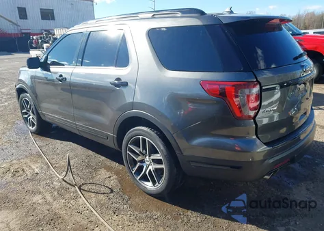 2018 Ford Explorer Sport z USA, uszkodzony, nr VIN 1FM5K8GT1JGB27455